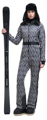 Produktbild von Damen-Skioverall COLMAR Darling Softshell Ski Suit Black Incense Schwarz XS