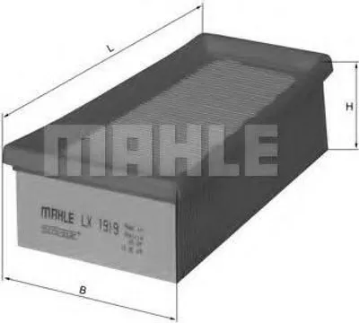 Produktbild von Luftfilter MAHLE LX 1919 Filtereinsatz