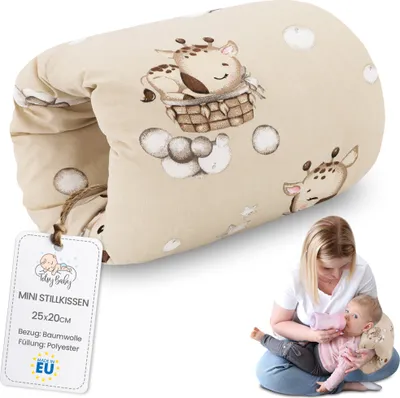 Produktbild von Stillkissen klein 20 cm Stillmuff Armkissen Nursing Pillow Giraffen