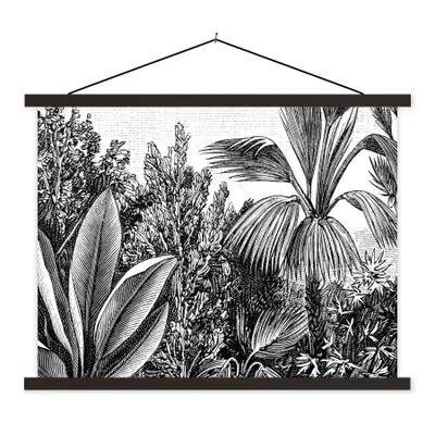 Produktbild von MuchoWow® Textilposter Pflanzen - Natur - Gestaltung - Illustration - Ernst Haeckel 40x30 cm mit schwarzem Rahmen - Dekorationen