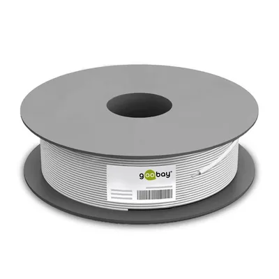 Produktbild von Goobay CAT 6a Netzwerkkabel, S/FTP (PiMF), Grau, CU, AWG 26/7 (stranded), LSZH
