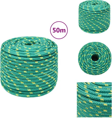Immagine prodotto di vidaXL Corda per barca verde 12 mm 50 m polipropilene - Corde