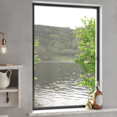 Produktbild von Design Möbel Insektenschutz für Fenster Anthrazit 90x120 cm - 2024 Neu