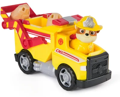 Obrázok produktu pre PAW Patrol PAW VHC Fire Rsc Lrg Vhc Rubble GML, Sklápač, 3 rok / roky, Plast, Červená, Žltá