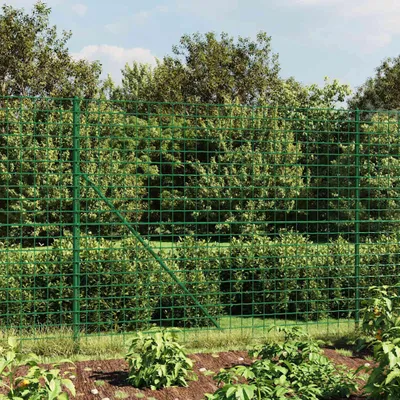 Produktbild von vidaXL Maschendrahtzaun Grün 2x10 m Verzinkter Stahl