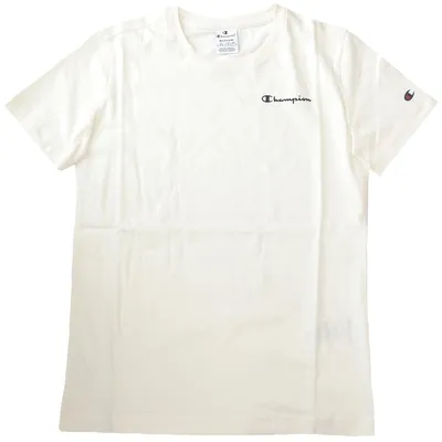 Produktbild von Champion Crewneck T-Shirt Damen Baumwolle-Shirt creme (offwhite), 113225-WW005