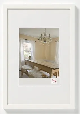 Produktbild von Walther Design BP460V, Einzelbilderrahmen, Holz, Weiß, Tisch, Wand, 30 x 45 cm, 418 mm