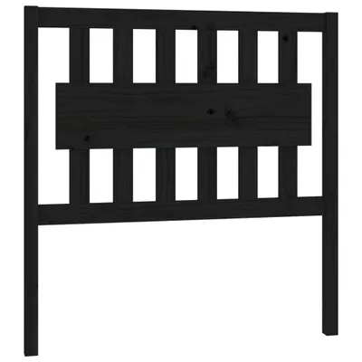 Produktbild von Kopfteil Schwarz 95,5x4x100 cm Massivholz Kiefer