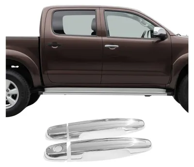Image de Couverture de poignée de porte pour Toyota Hilux 2005-2015 en Acier Inoxydable, Image générée par une IA