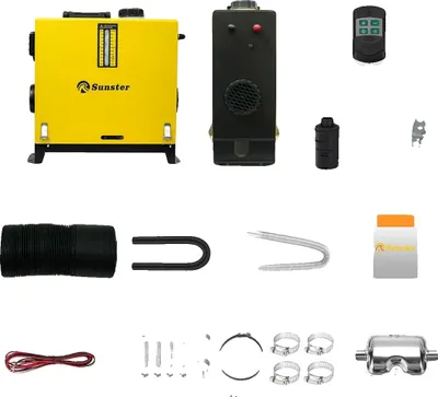 Obrázek produktu pro Dieselový ohřívač vzduchu, LCD ovládání s dálkovým ovládáním, 8KW 12V 24V