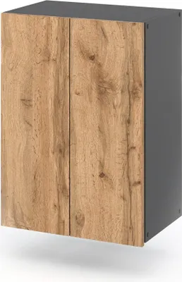 Zdjęcie produktu dla Szafka Łazienkowa Wisząca Wąska Nad Umywalkę Szara Wotan 40Cm Nowoczesna