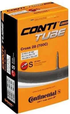 Produktbild von Continental Schlauch 32-47/622-642 A40, TOUR 28 Light, ca. 102g