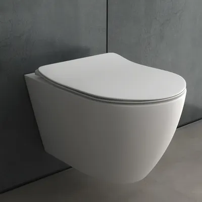 Produktbild von V-SET Alpenberger Insara 440-9024-Hänge-WC-Keramikschüssel + Alpenberger Insara WC-Sitz