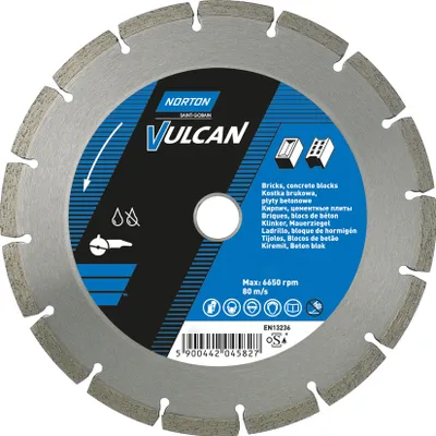 Immagine prodotto di Disco da taglio NORTON "Vulcan Universal" disco diamantato 125 x 2,0 x 22