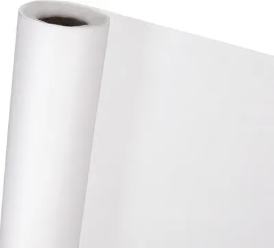 A roll of white non-woven fabric, likely for plant protection, is shown diagonally against a white background.