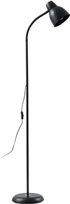 Produktbild von Lindby Stehleuchte Tebbi, schwarz, Metall, Höhe 150 cm