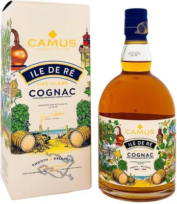 Imagen del producto de Camus ILE DE RÉ, Cognac de la isla de Ré, 40% Vol., 0,7l, en caja de regalo