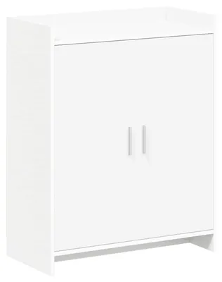 Zdjęcie produktu dla Szafka na buty vidaXL z półką, biała, 73,5 x 36 x 92 cm, materiał drewnopochodny