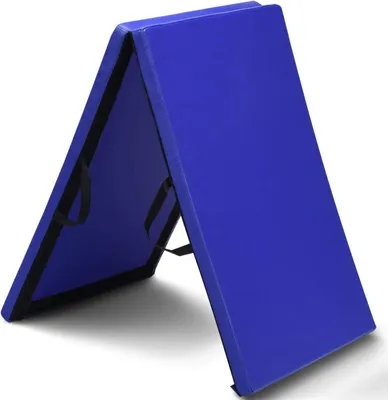 Produktbild von Klappbare Weichbodenmatte, Gymnastikmatte Yogamatte 180x60x4cm, Fitnessmatte Turnmatte mit Klettverschluss und 2 Griff, Sportmatte Trainingsmatte für Zuhause Fitnessstudio