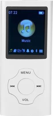 Produktbild von MP3-Player 1,8-Zoll-LCD-Bildschirm Unterstützung Aufnahme FM-Radio Tragbarer Musik-Player für Studenten Silber