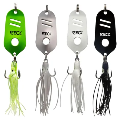 Produktbild von Zeck Blinker Jörg Octo Spoon - Wallerblinker, Gewicht / Farbe:45g / Grün