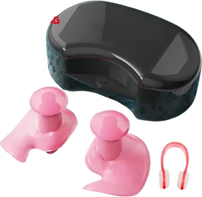 Produktbild von INF Ohrstöpsel und Nasenklammer für Schwimmen Schwimmen Zubehör Rosa