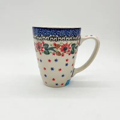 Produktbild von Becher Handgefertigte Bunzlauer Keramik Tasse, Becher 300 ml