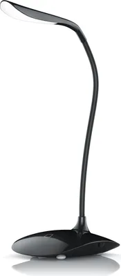 Produktbild von Brandson LED Schreibtischlampe dimmbar, Tischlampe, Tischleuchte, Leselampe, 3 Helligkeitstufen, warmweiß, stromsparend, USB oder Batteriebetrieb, Schwarz