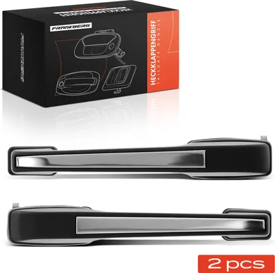 Image de Frankberg 2x Poignée de porte arrière droite gauche pour Audi 80 811 813 814