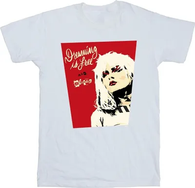 Image de Blondie - "Dreaming Is Free" T-shirt pour homme BI24570 (M) (Blanc)