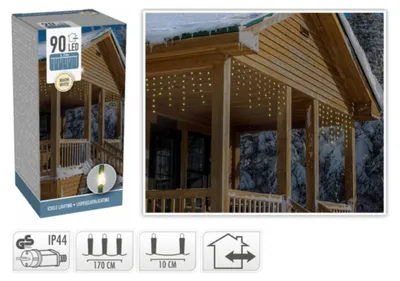 Zdjęcie produktu dla LED rampouch osvětlení 1,7m, 90 LED - Teplá bílá