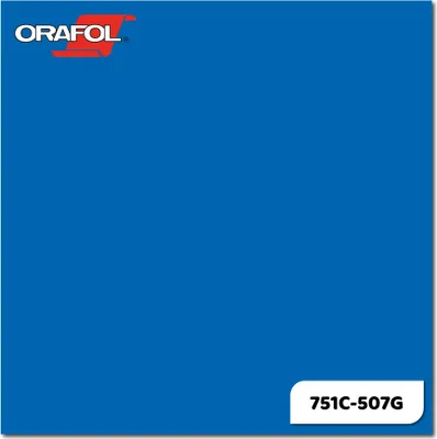 Produktbild von Plotterfolie ORACAL 751C-507G Capriblau glänzend 31,5 x 20 cm