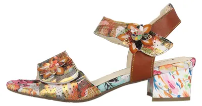 Produktbild von Laura Vita Sandaletten in Übergrößen Mehrfarbig HUCBIO 05 Ambre große Damenschuhe