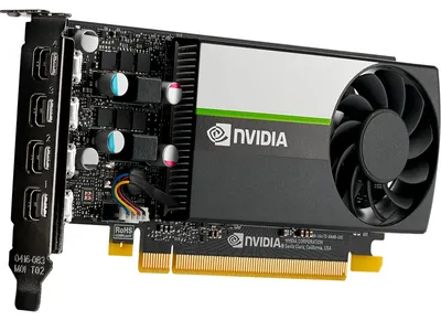 Produktbild von NVIDIA T1000 - Grafikkarten - T1000 - 8 GB GDDR6 - PCIe 3.0 x16 Low-Profile - 4 x Mini DisplayPort