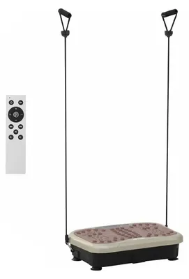 Imagen del producto de Trilplaat Fitness - Plataforma vibratoria - 99 niveles de velocidad - Pantalla LED - Capacidad máxima de 120 kg - Potencia de 200W - Incluye bandas de resistencia