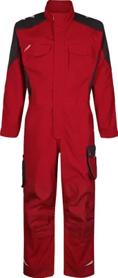 Produktbild von F. Engel Galaxy Overall, Tomato Red/Anthrazit Grau, Gr. 3XL