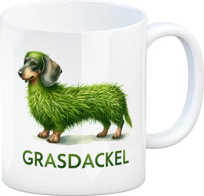 Produktbild von Grasdackel schwäbischer Dialekt Kaffeebecher
