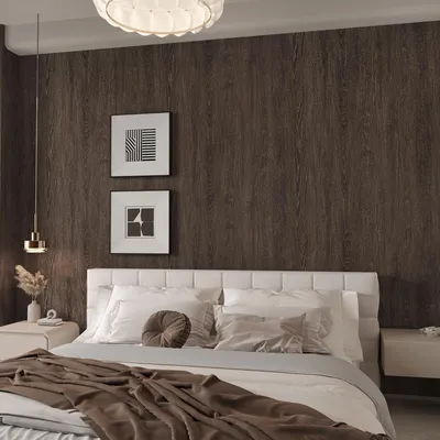Image de Décoration murale adhésive imitation bois