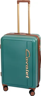 Produktbild von Mittelgroße Trolley Koffer grün auf 4 Rollen Reisekoffer 67 cm Cavalet - BOWATEX