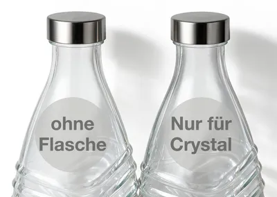 RVS Flessendop 2er-Pack für SodaStream Crystal, Edelstahl