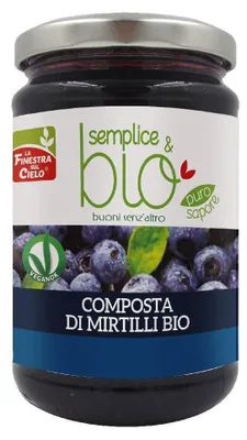 Immagine prodotto di Composta Di MirtilliCon Polpa Di Mela 320 G