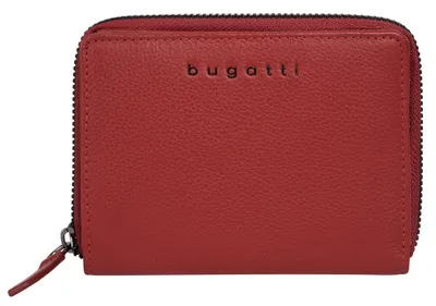 Zdjęcie produktu dla bugatti portfel Mira damski portfel na zamek czerwony czerwony