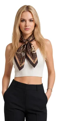 Immagine prodotto di Guess KEFIAH STAMPATA - Sciarpa da donna marrone: Taglia - UNICA Taglia: UNICA