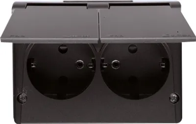 Obrázek produktu pro Kontakt-Simon EGSZ2NZB/48, Antracit, Plast, IP44, 250 V, 103,5 mm, 48 mm
