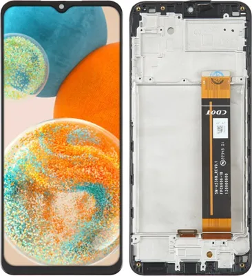 Produktbild von Original LCD-Display und Touchscreen, Ersatzbildschirm für Samsung Galaxy A23 (SM-A236) (IPS) mit Rahmen (REF), Ersatzteile für Smartphone