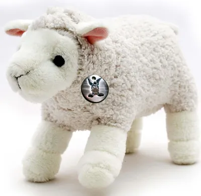 Lamm Annika Plüschtier – Super Weiches Kuscheltier, 19 Cm