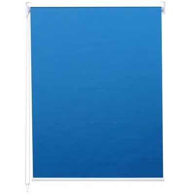 Produktbild von Rollo HWC-D52, Fensterrollo Seitenzugrollo Jalousie, 110x230cm Sonnenschutz Verdunkelung blickdicht blau