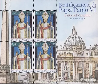 Produktbild von Briefmarken Vatikanstadt 2014 Mi 1814Klb Kleinbogen (kompl.Ausg.) postfrisch Paul