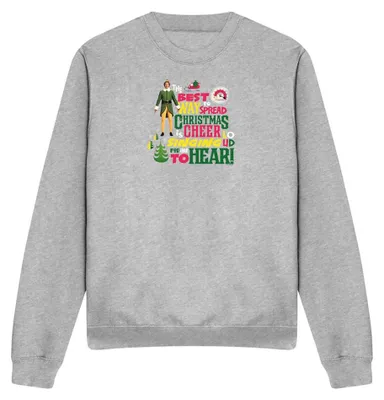 Produktbild von Elf - "The Best Way To Spread Christmas Cheer" Sweatshirt für Herren/Damen Uni TV41154 (XL) (Sportliches Heather)