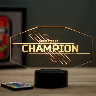 Image de Lampe 3D Gamer Apex – LED – Idée Cadeau – Fabriquée en France